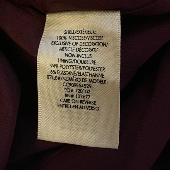 Alice and Olivia Purple Sequined Mini Dress Size 10 New Retails $495 - Picture 7 of 7